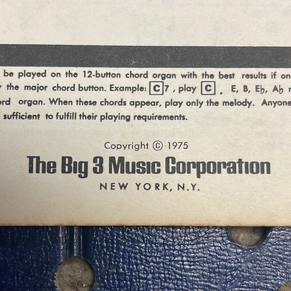 1975 organ sheet music 27 Nostalgic favorites - Picture 7 of 11